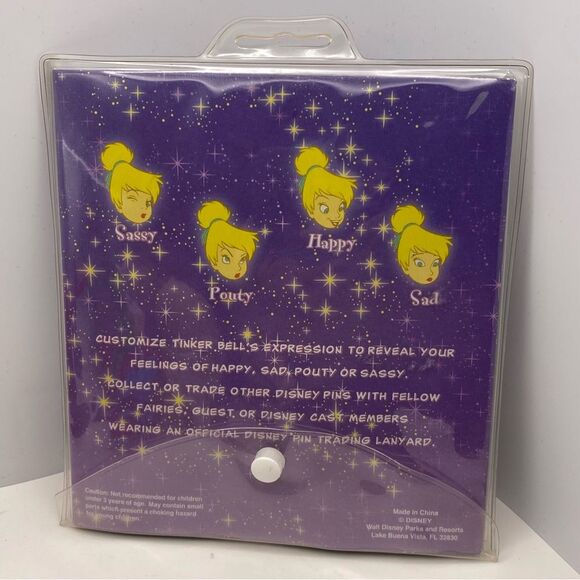 Tinkerbell Pin with Interchangeable Magnetic Faces - In Original Packaging - Picture 2 of 2